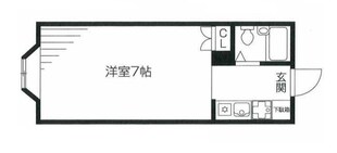 藤間コーポ１の物件間取画像